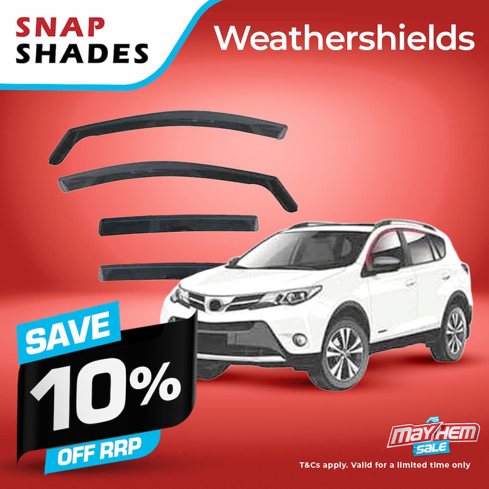 SAVE 10% OFF SNAPSHADES WEATHERSHIELDS