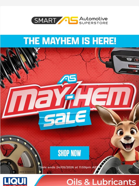 The MAY-hem Sale Is HERE!