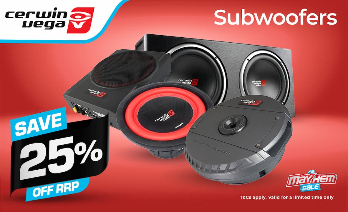 SAVE 25% OFF CERWIN VEGA