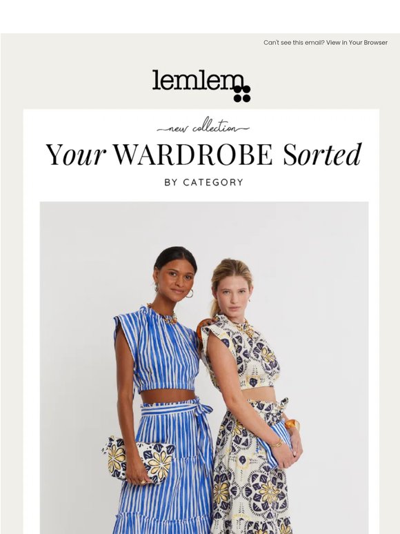 Your new Summer Wardrobe Sorted