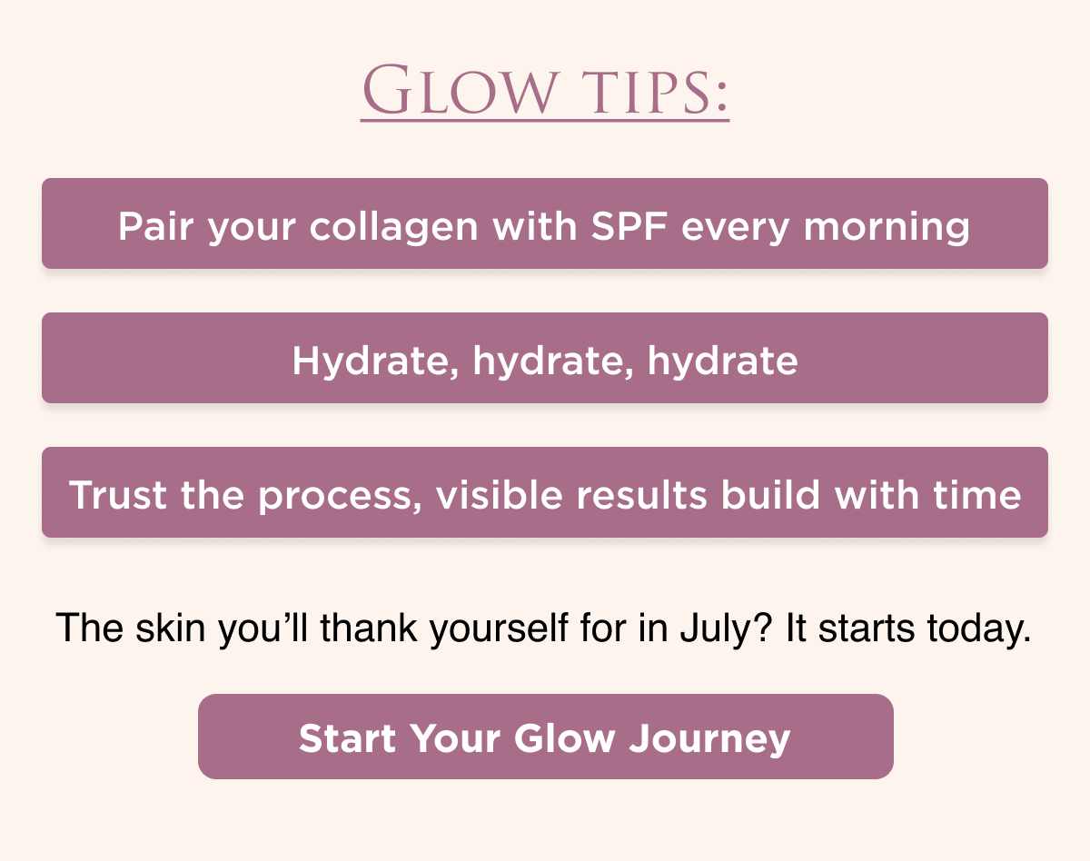START YOUR GLOW JOURNEY