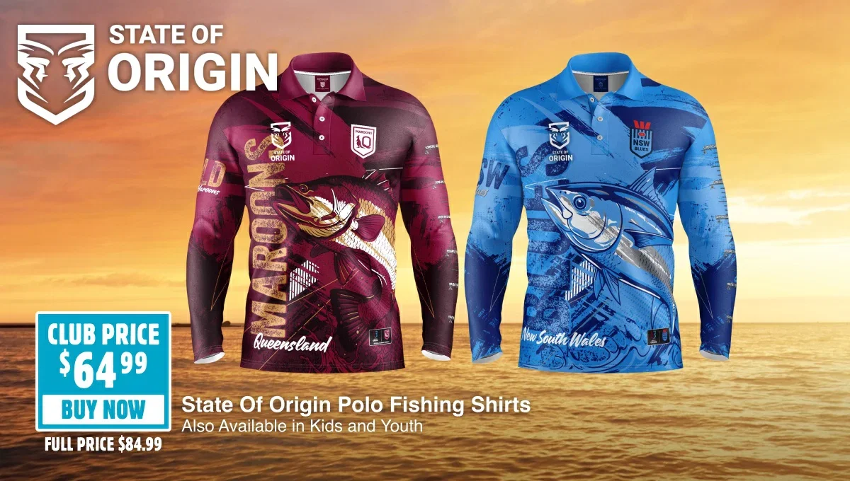 State Of Origin Polo Fishing Shirts