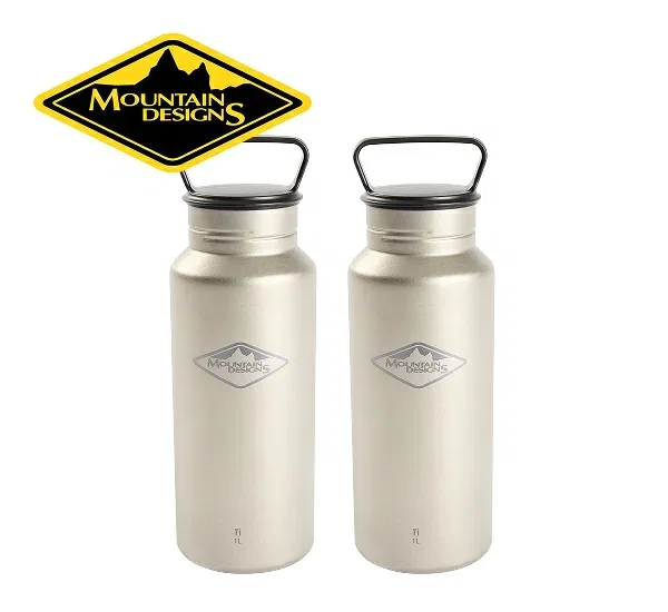 Mountain Designs Titanium Water Bottle 1L