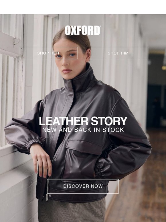The Leather Story | New Arrivals & Best Sellers