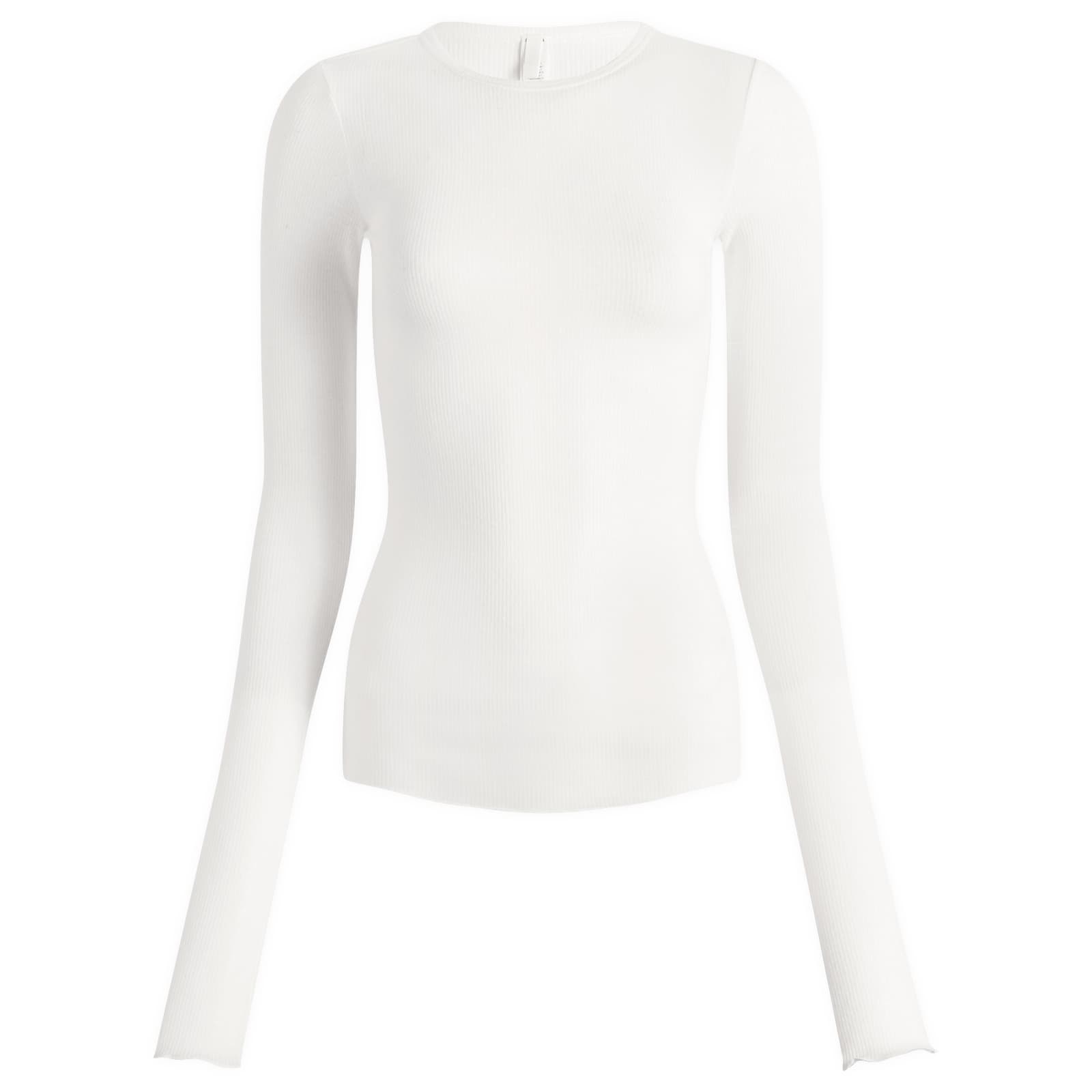 SKIMS Sheer Cotton Long Sleeve Tee
