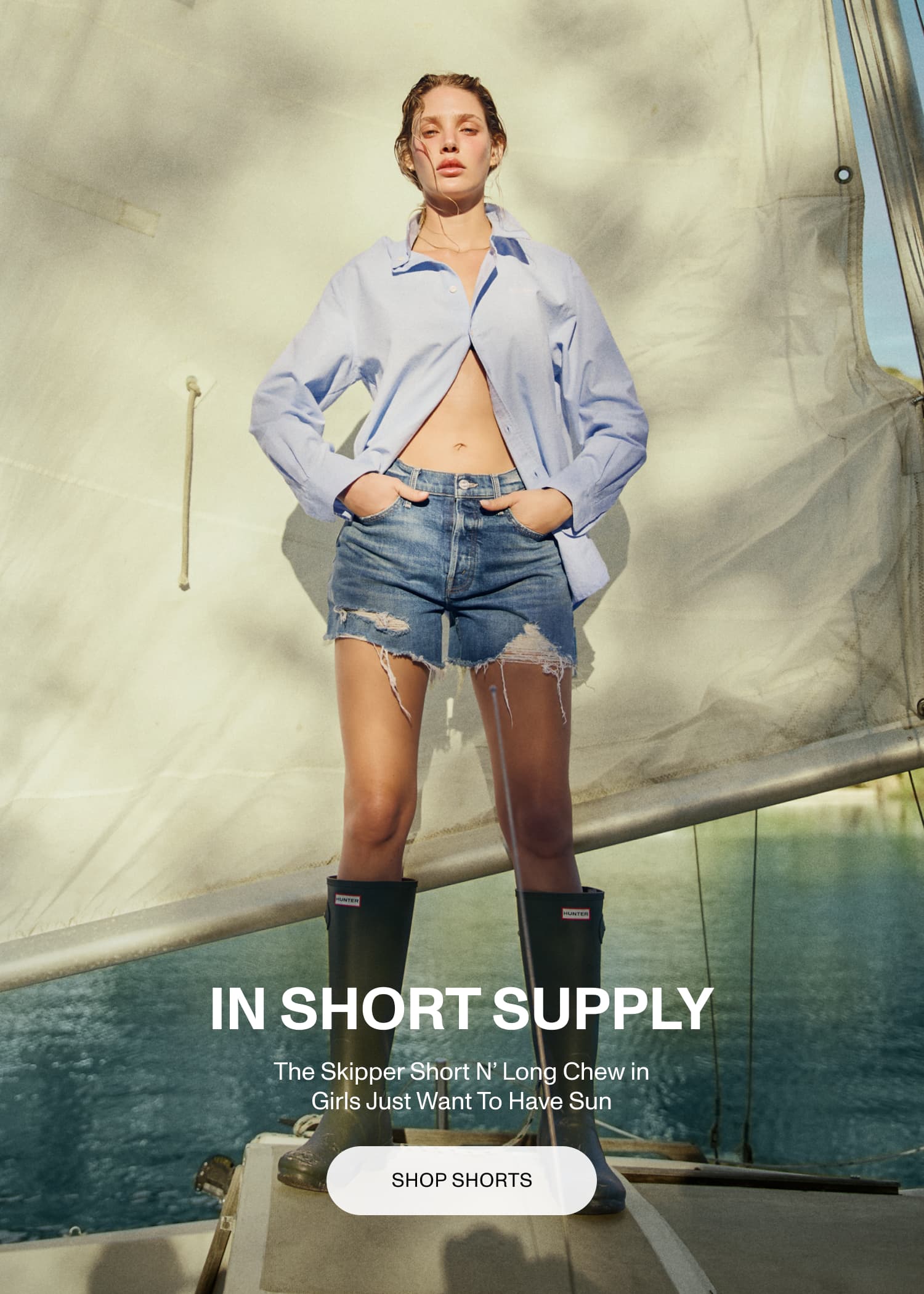 IN SHORT SUPPLY - The Skipper Short N’ Long Chew in Girls Just Want To Have Sun