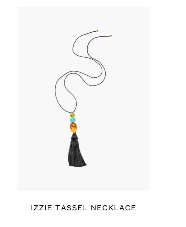Izzie tassel necklace