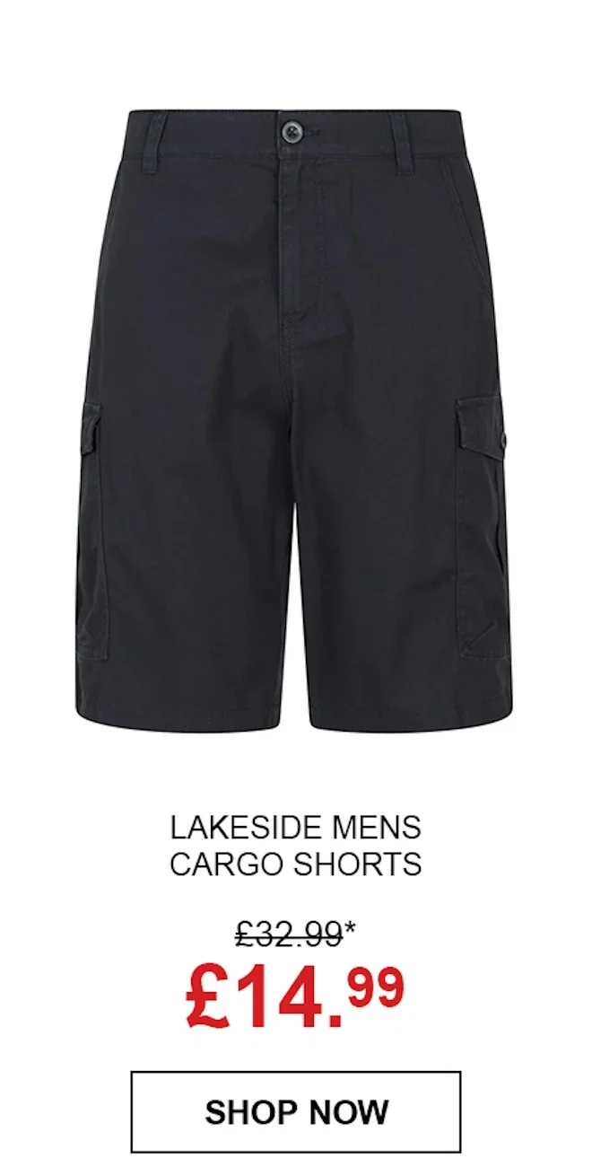 Lakeside Mens Cargo Shorts