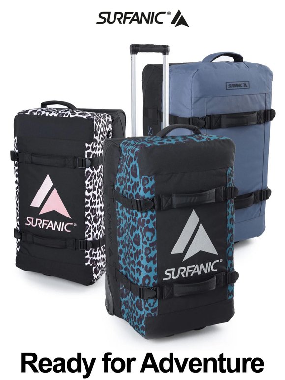 Prepare for Adventure with Surfanic Maxim Luggage — Next‑Day Delivery Available