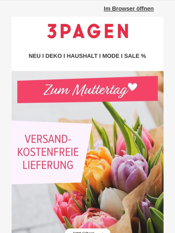 Versandkosten geschenkt zum Muttertag ❤️