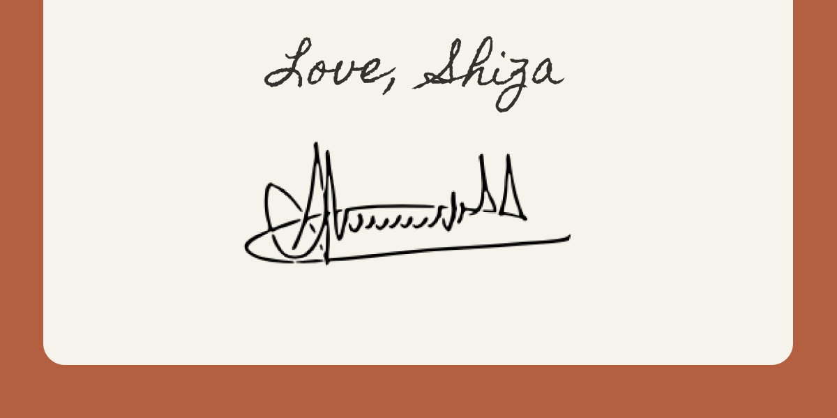 Love, Shiza