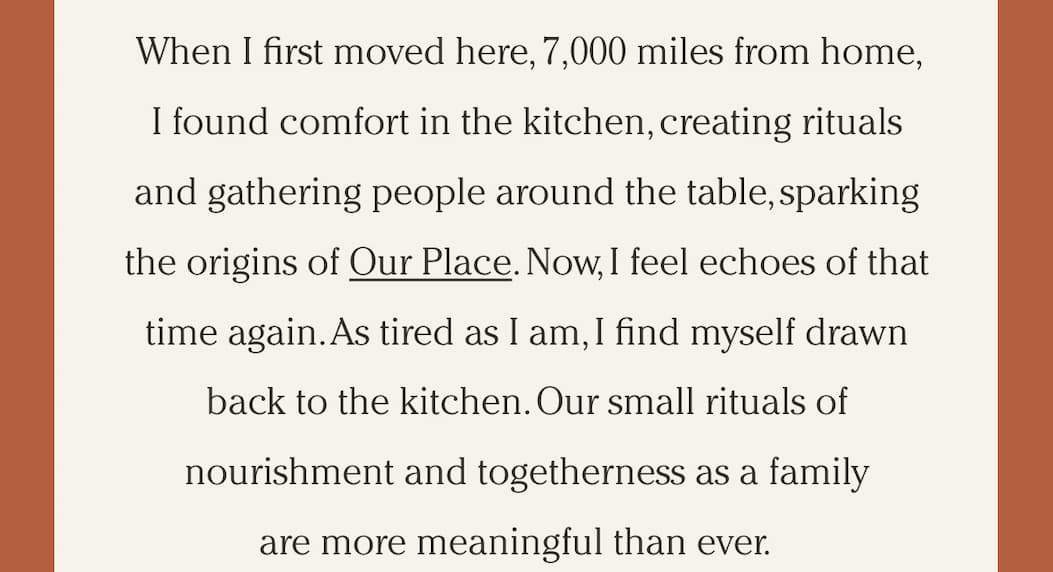 In February, we welcomed our daughter, Sophia, and now our place is full of new rhythms and hours spent learning to smile. New motherhood is beautiful and disorienting all at once. 