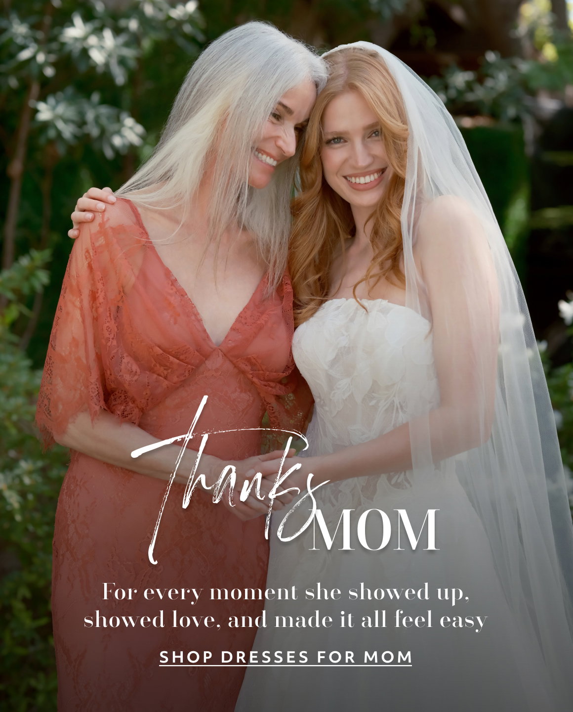 Thanks Mom For every moment she showed up, showed love, and made it all feel easy shop dresses for mom