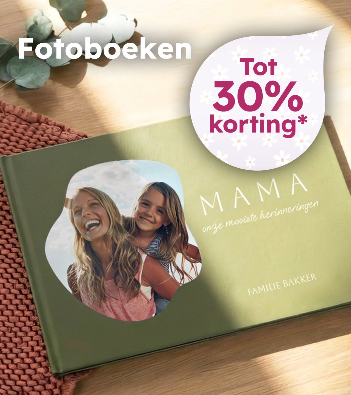 Tot 30% korting op fotoboeken*