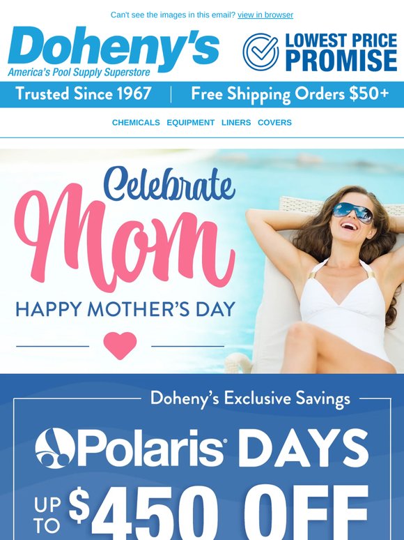 💐Happy Mother’s Day — Polaris Days Sale Only at Doheny’s