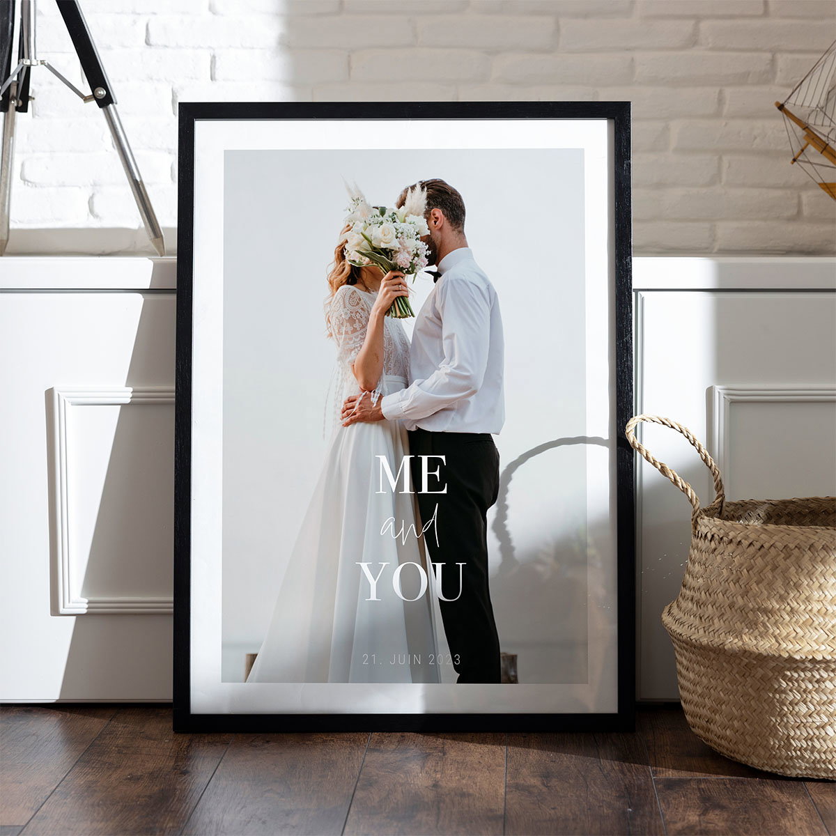 Image of Poster photo personnalisé avec texte