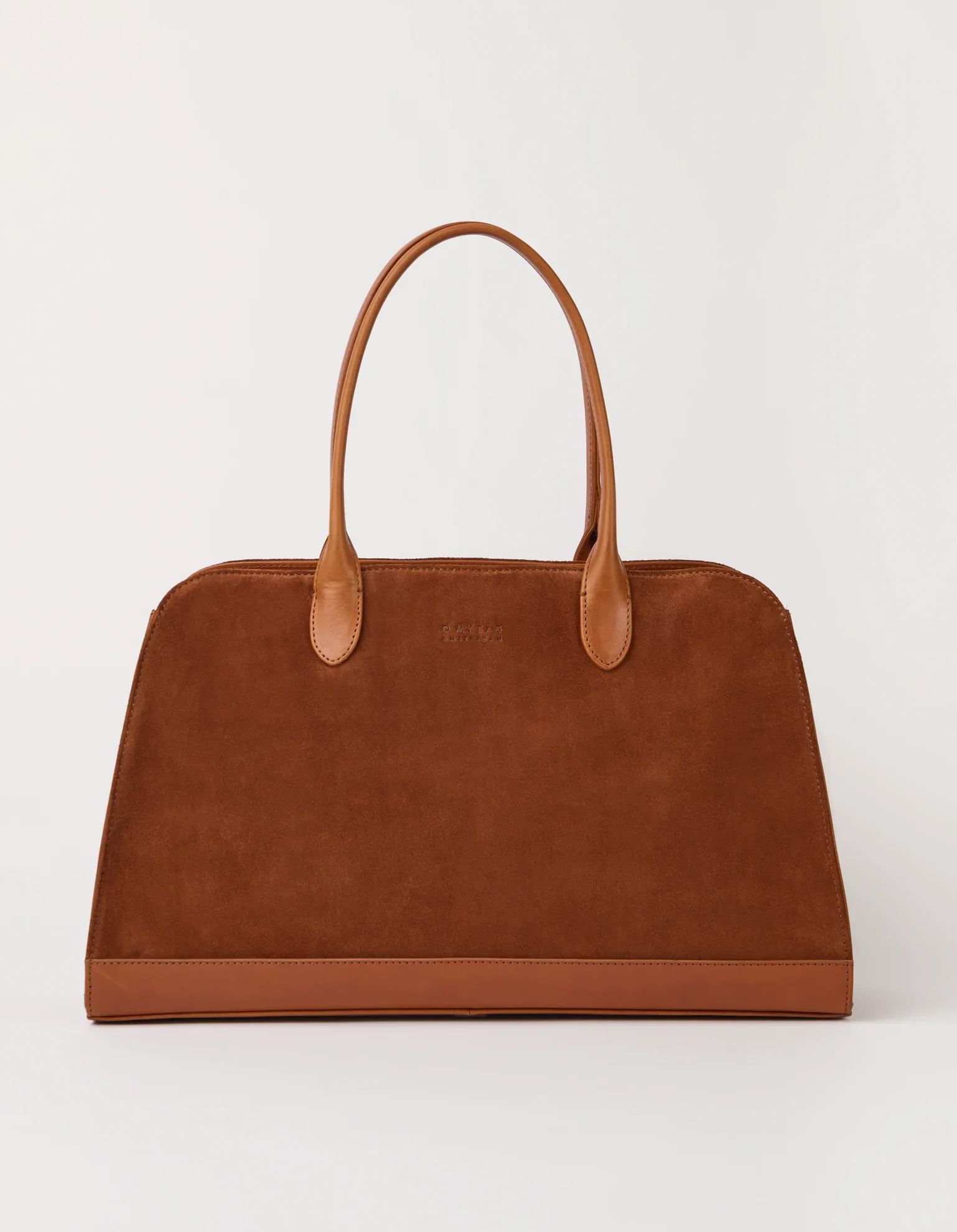 Image of Alma - Cognac Suède with Stromboli Leather