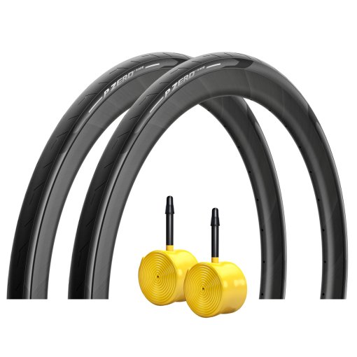 Pirelli P ZERO Race Set - 2x Cubiertas Plegables + 2x Cámaras SmarTUBE TPU - 28-622 | negro | 60 mm