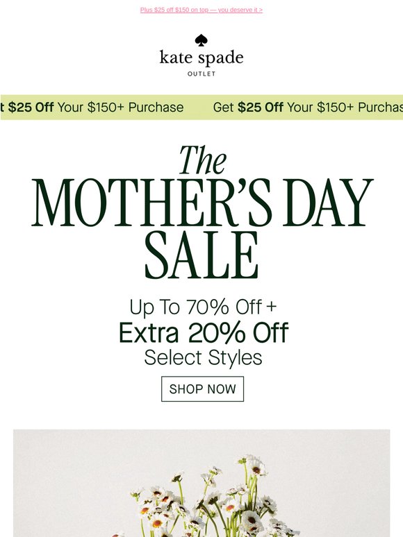 Happy Mother's Day! You've earned this extra 20% off 🌸