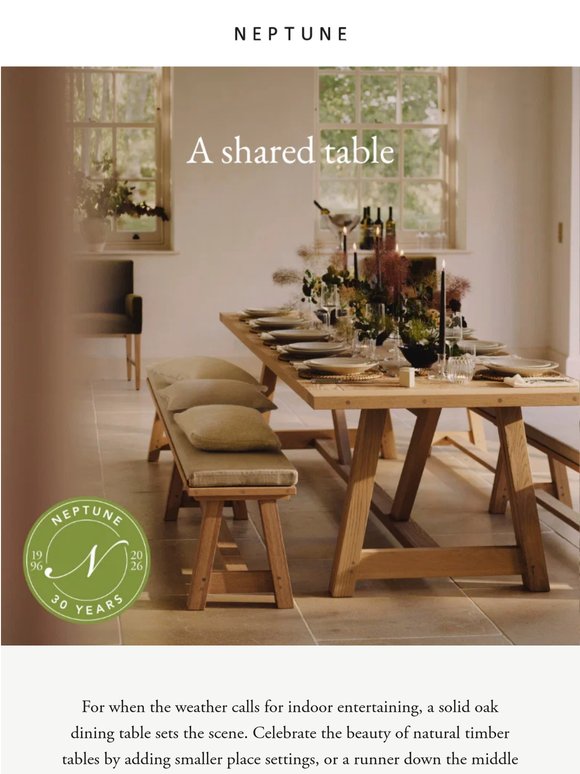 Solid oak tables to invest in