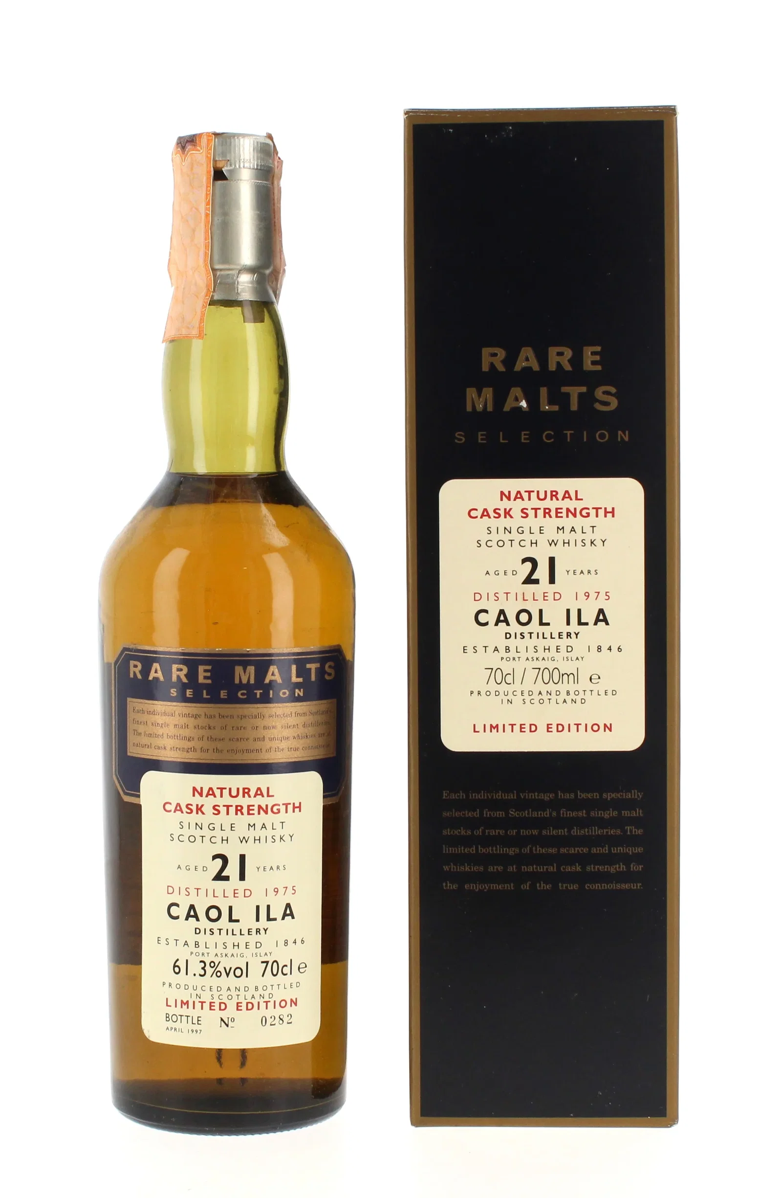 Image of Caol Ila 21 Year Old 1975 Rare Malts - 70cl 61.3%