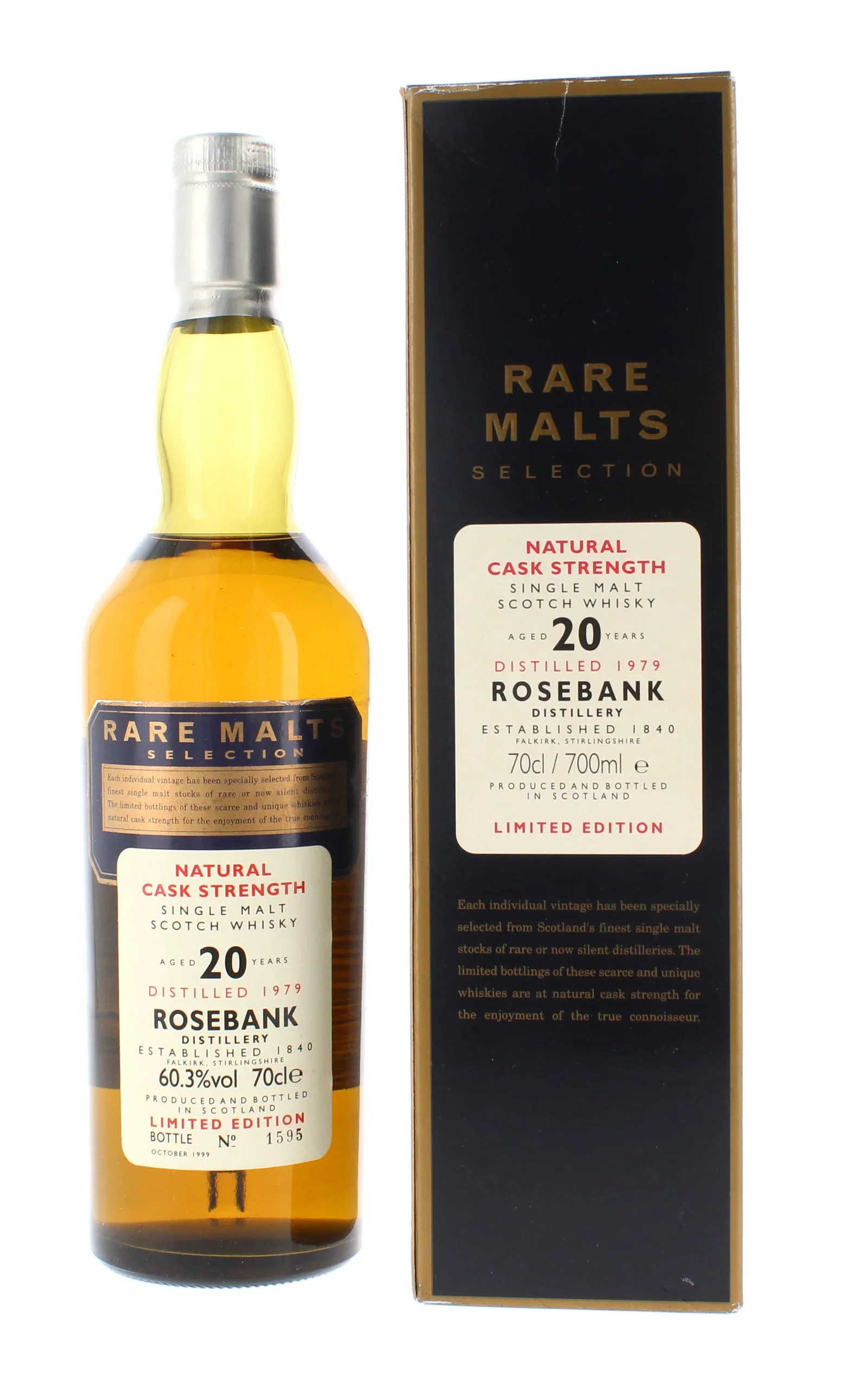 Image of Rosebank 1979 20 Year Old Rare Malts 70cl 60.3%