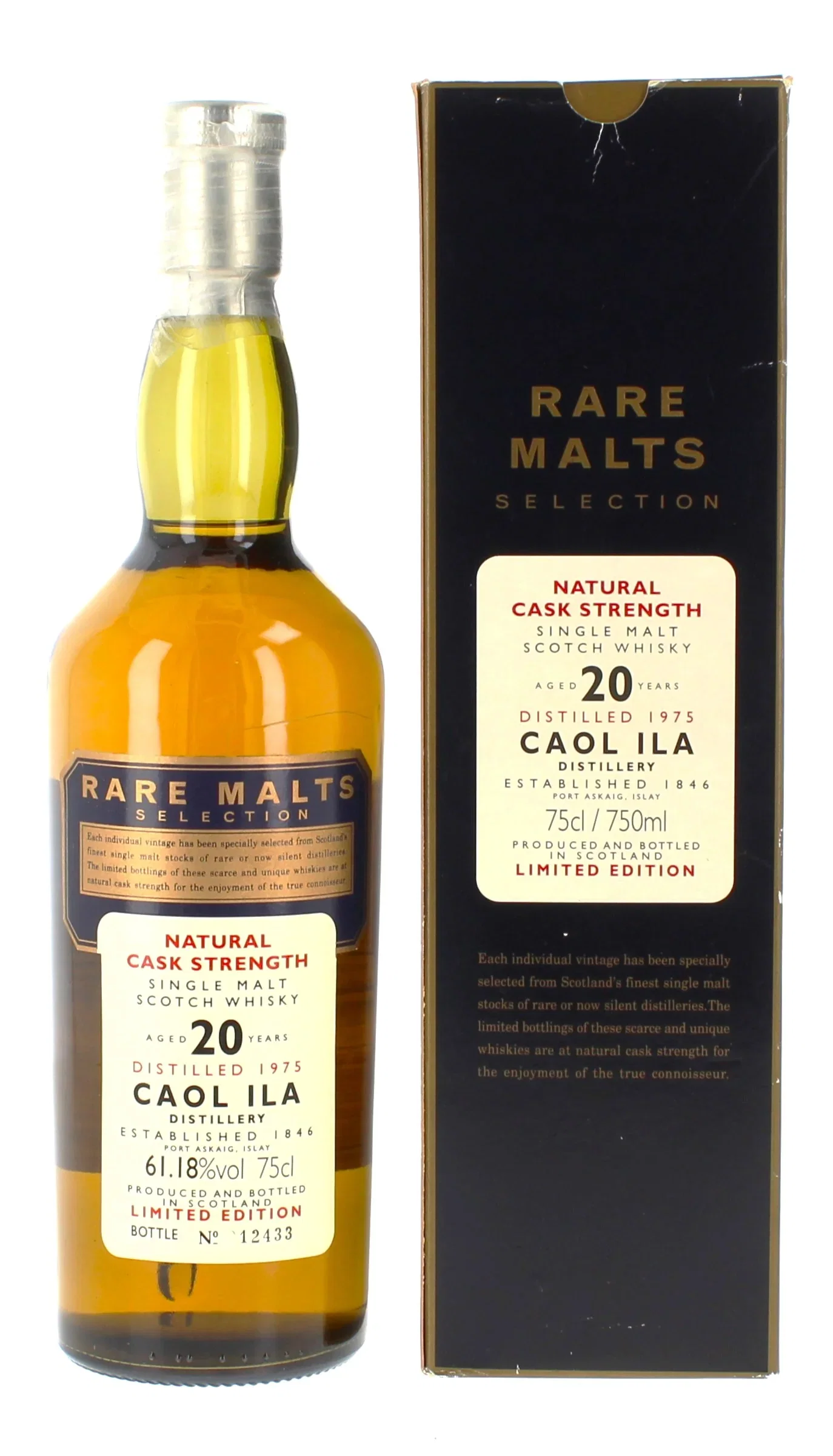Image of Caol Ila 20 Year Old 1975 Rare Malts - 75cl 61.18%