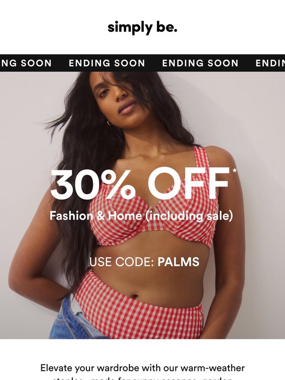 PSA: 30% OFF ends tomorrow! That’s all 👠