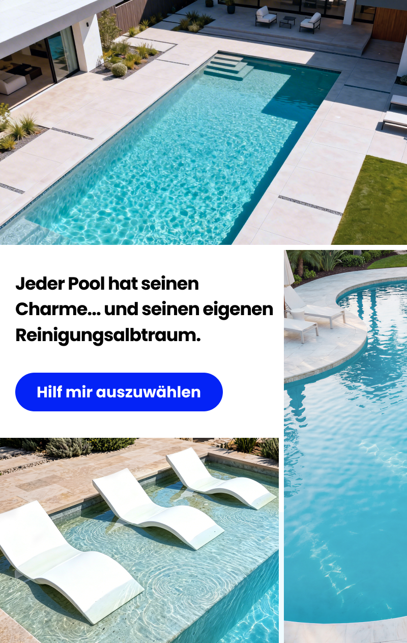 Jeder Pool hat seinen Charme... und seinen eigenen Reinigungsalbtraum.