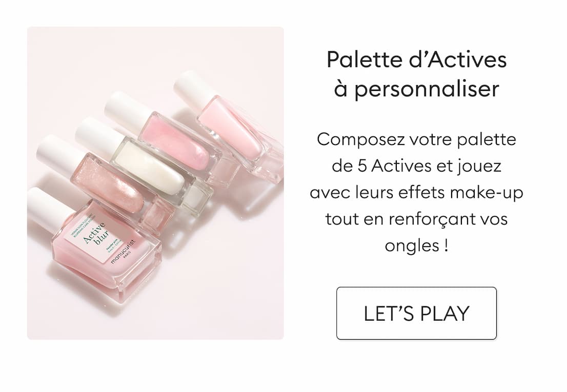 Palette d’Actives à personnaliser