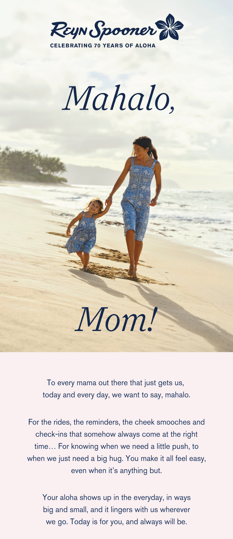 Mahalo, Mom