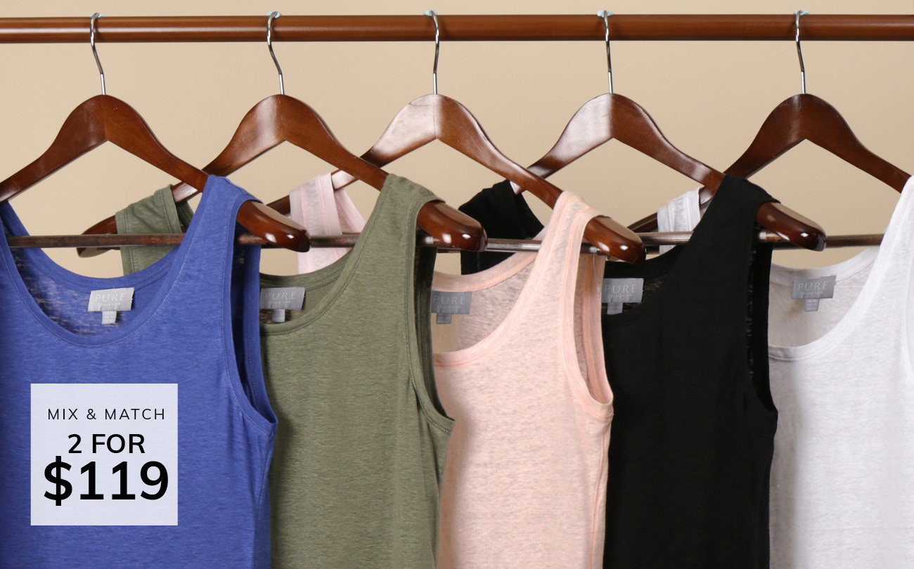Luxury Linen Jersey Vest