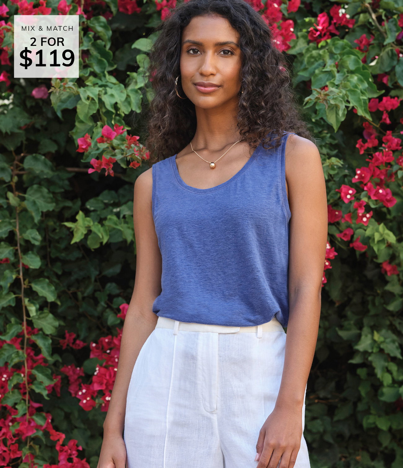 Luxury Linen Jersey Vest