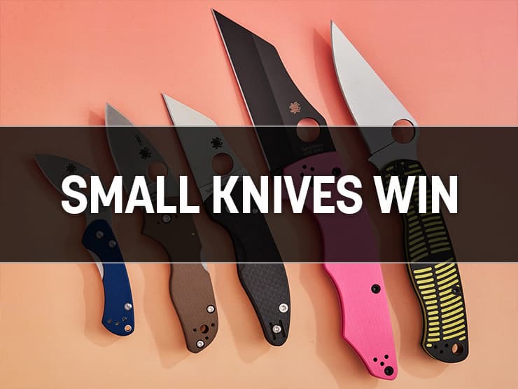 Why Small Pocket Knives Beat Big Ones