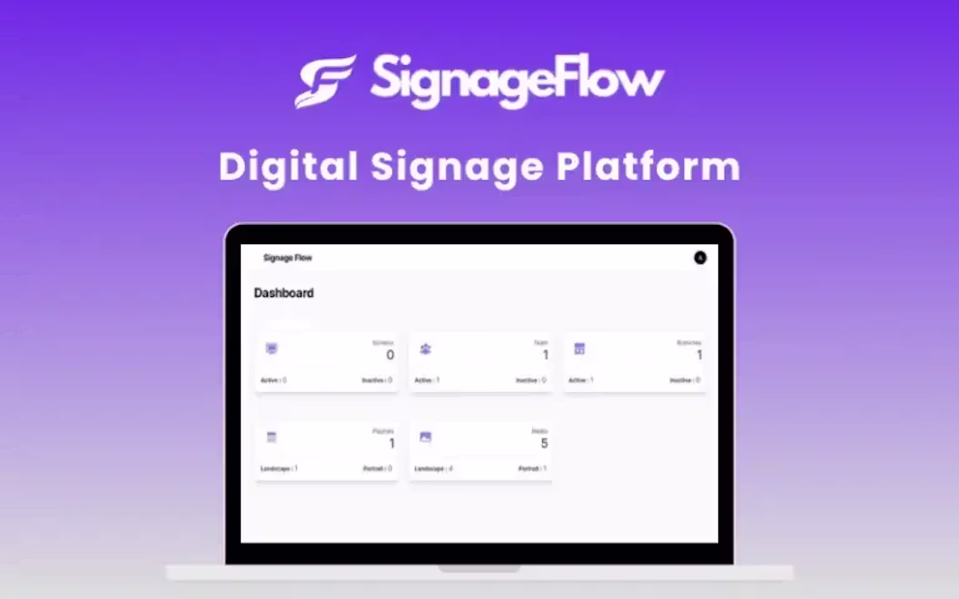 SignageFlow – Digital Signage Platform | Lifetime Access