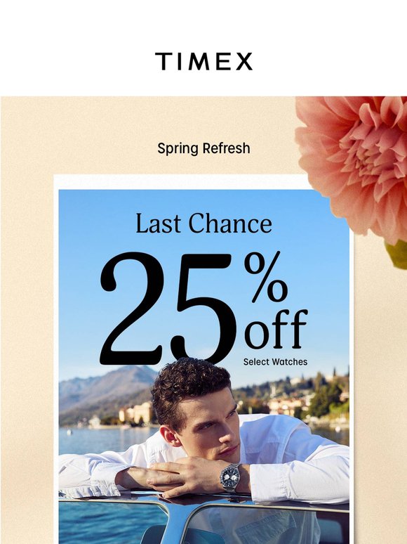 Final Call For 25% OFF