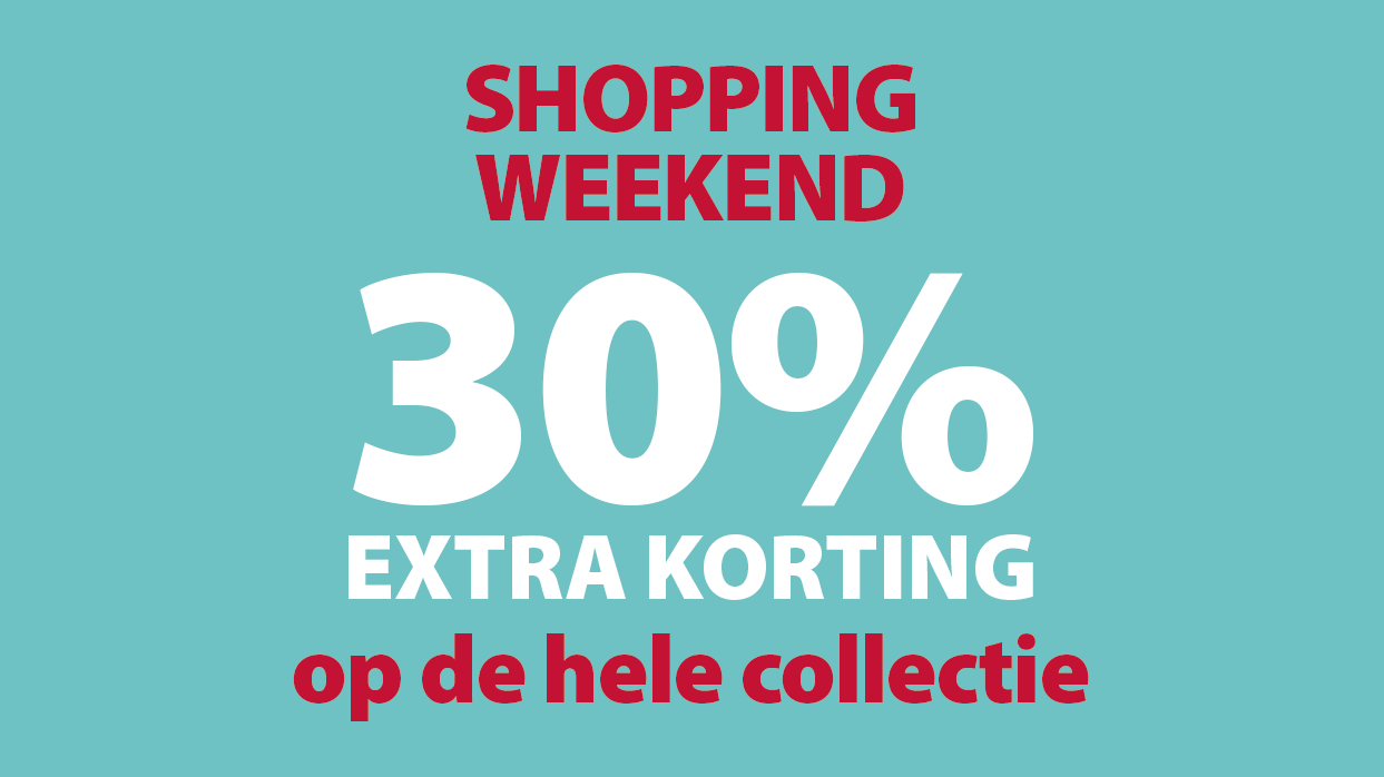 30% extra korting op de hele collectie