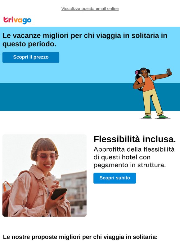 Viaggio in solitaria? Nessun problema 😄