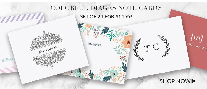 Shop Colorful Images Note Cards at Fine Stationery