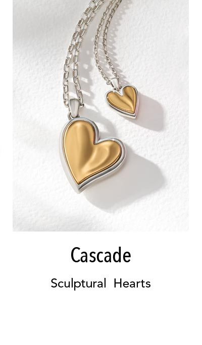 Cascade - Sculptural Hearts