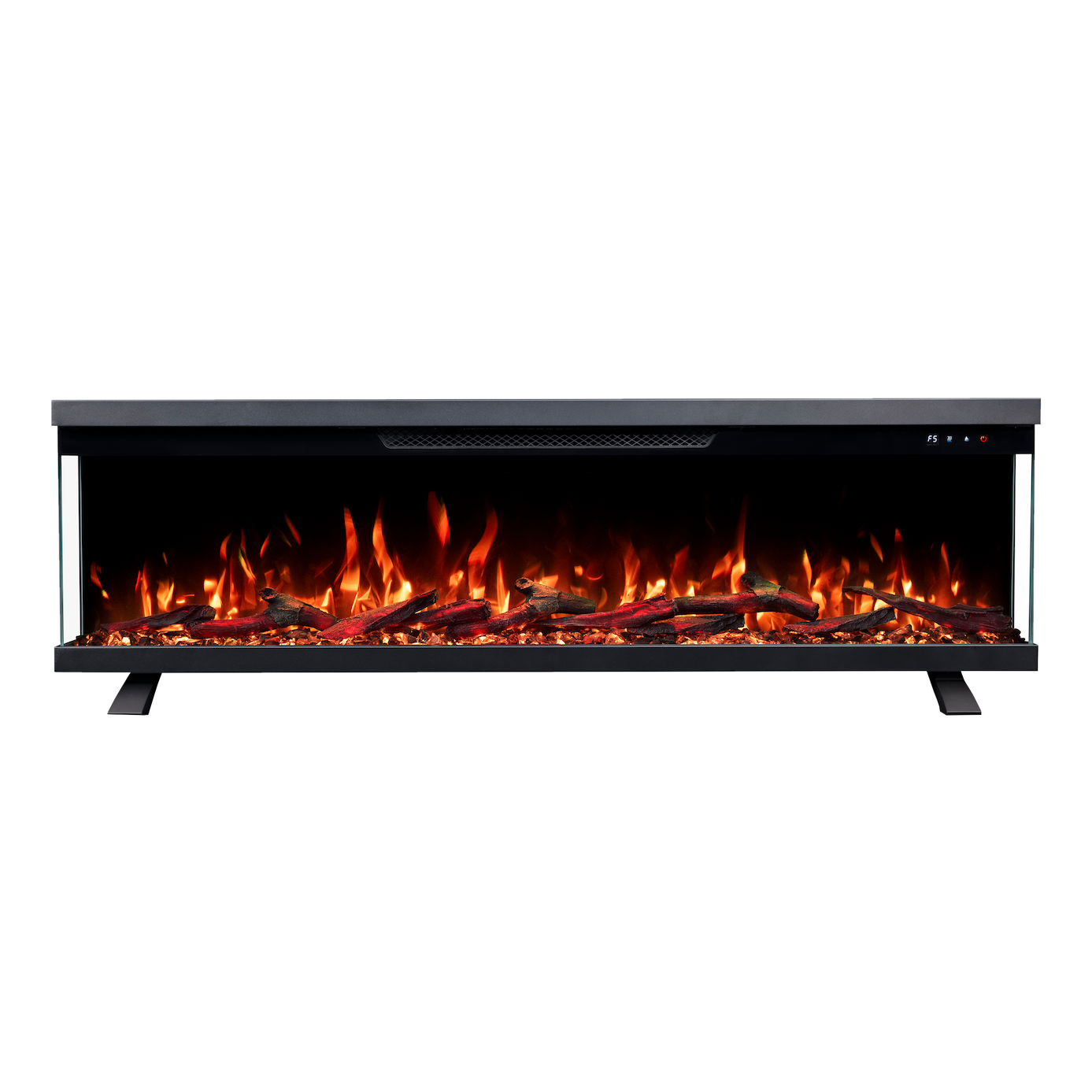 Berida 60" Built-in & Free-standing Electric Fireplace