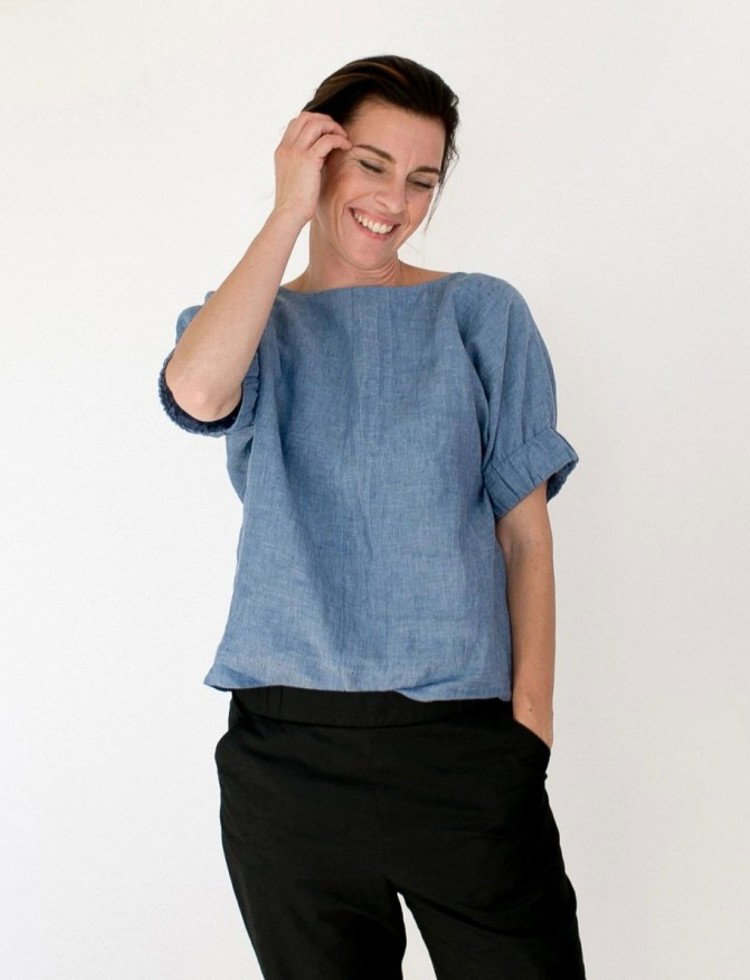 The Assembly Line Paper Sewing Pattern Cuff Top