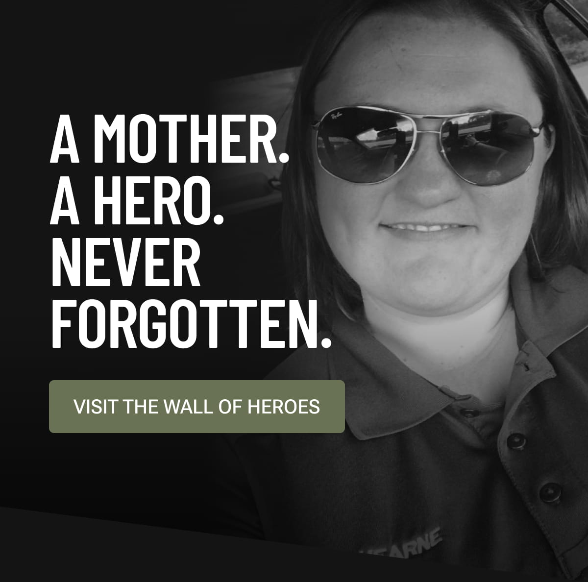 Her gave everything so they could live. Visit the wall of Heroes