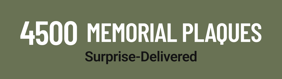 1.5M donated, 10k+ hrs of therapy donated, over 4500+ plaques delivered