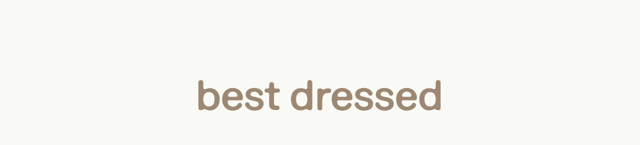best dressed