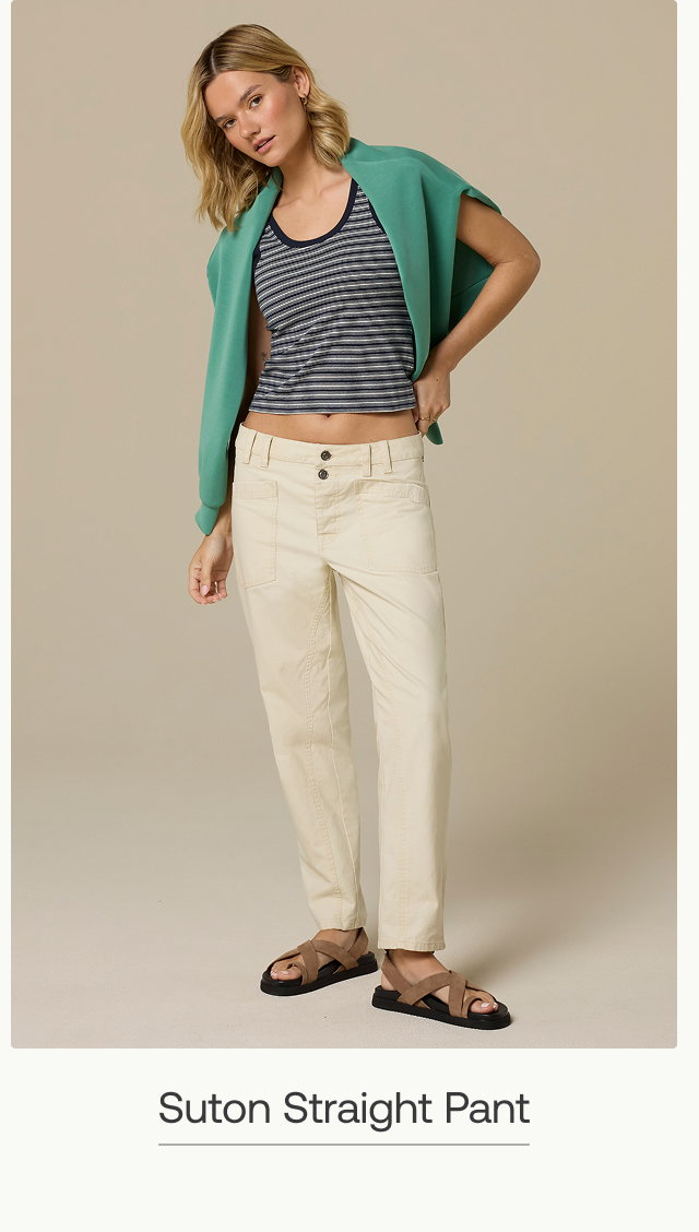suton straight pant