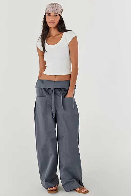 Fisherman Drawcord Pull On Trousers