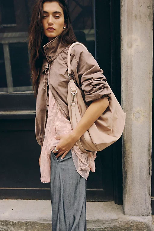 Suzie Suede Slouch Tote