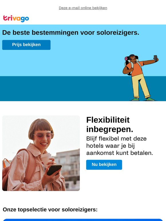Een soloreis? Geen probleem 😄