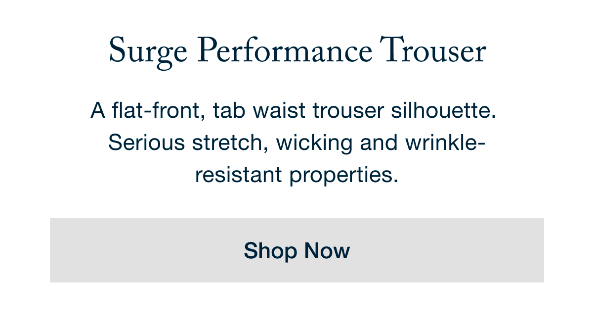 Surge Performance Trouser | Shop Now
